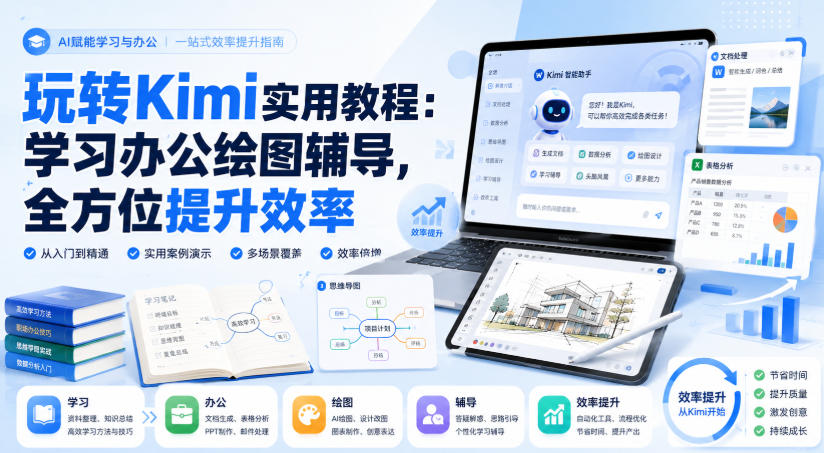 玩转Kimi实用教程：学习办公绘图辅导，全方位提升效率-知识星球
