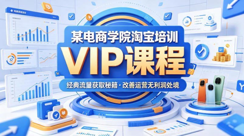 某电商学院淘宝培训VIP课程，各种经典有用的流量获取秘籍，改善运营产品没利润的处境(2026年5月)-知识星球