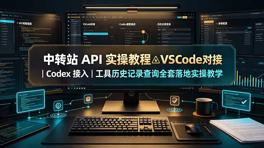 中转站 API 实操教程△VSCode 对接｜Codex 接入｜工具历史记录查询全套落地实操教学-知识星球