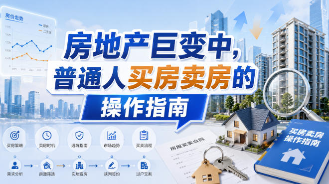 付费文章:房地产巨变中,普通人买房卖房的操作指南【上篇+下篇】