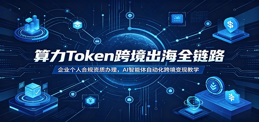 算力Token跨境出海全链路：企业个人合规资质办理，AI智能体自动化跨境变现教学-知识星球