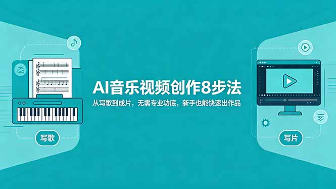 AI音乐视频创作8步法：从写歌到成片，无需专业功底，新手也能快速出作品-知识星球
