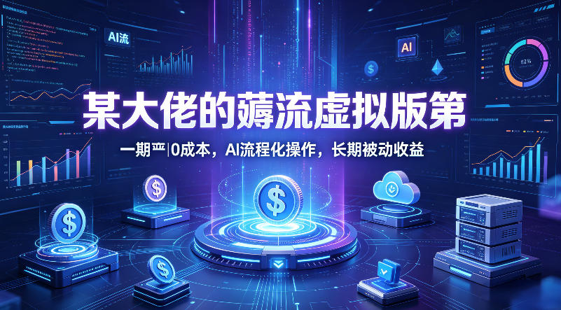 某大佬的薅流虚拟版第一期丨0成本，AI流程化操作，长期被动收益-知识星球