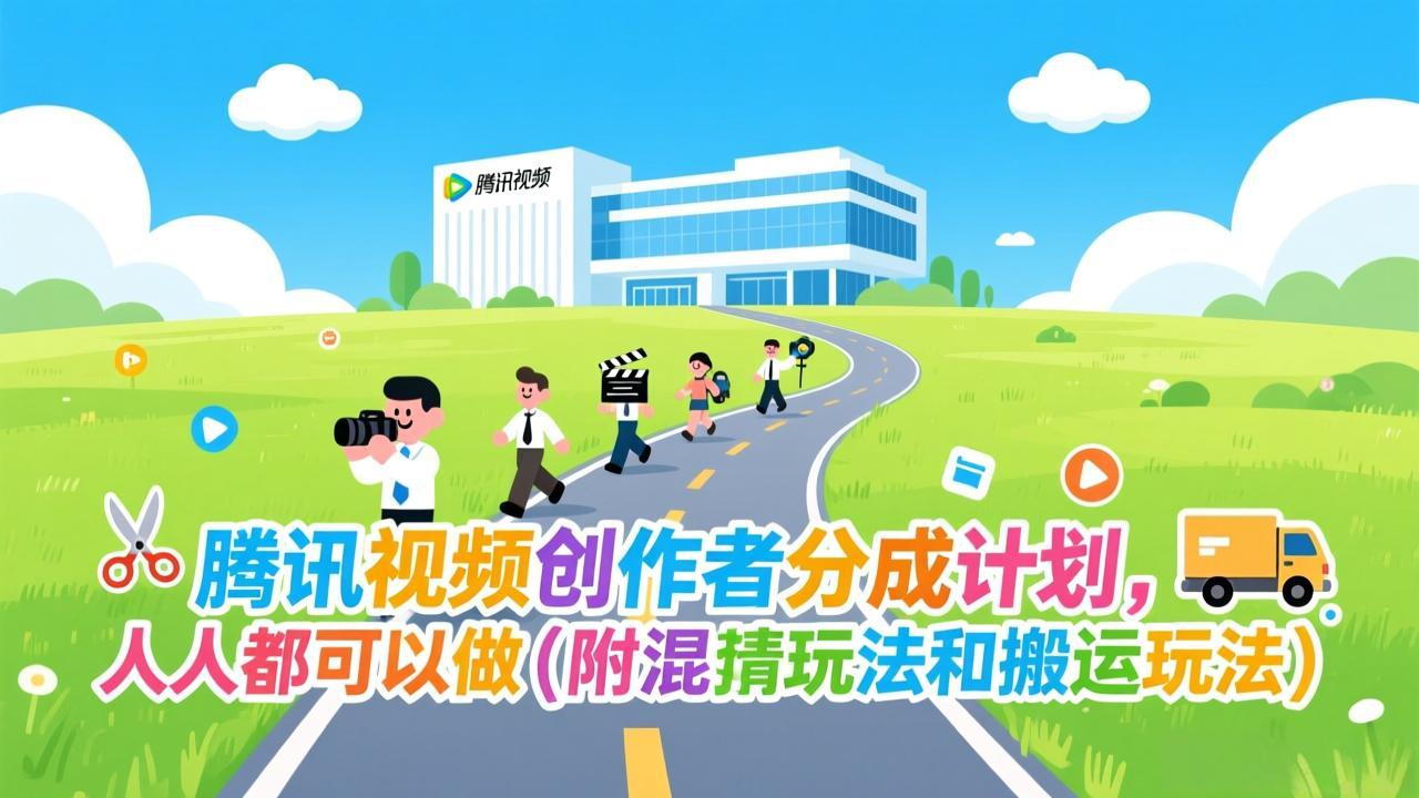 腾讯视频创作者分成计划,人人都可以做(附混剪玩法和搬运玩法-知识星球