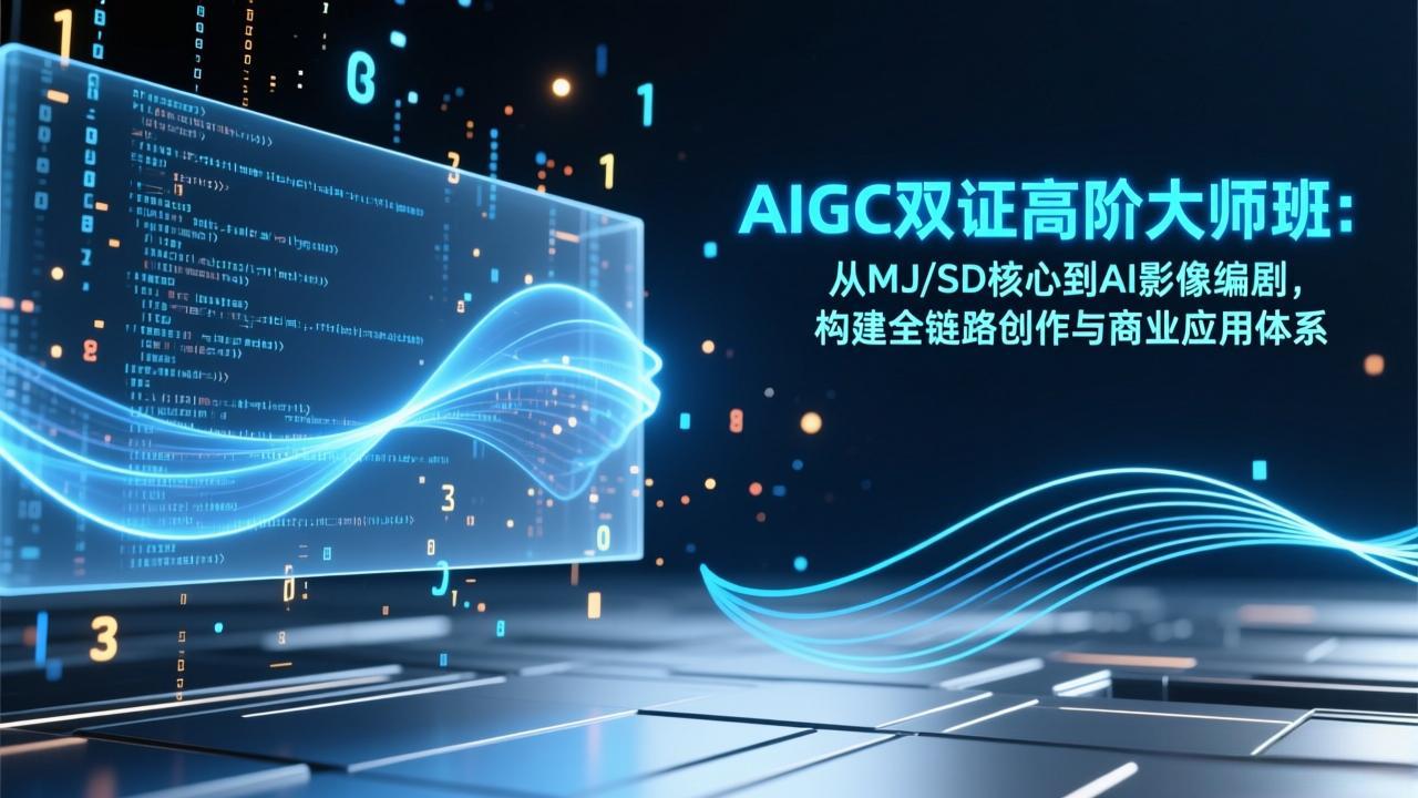 AIGC双证高阶大师班：从MJ/SD核心到AI影像编剧，构建全链路创作与商业应用体系-知识星球