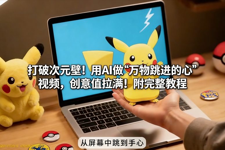 打破次元壁！用AI做【万物跳进手心】视频，创意值拉满！附完整教程-知识星球