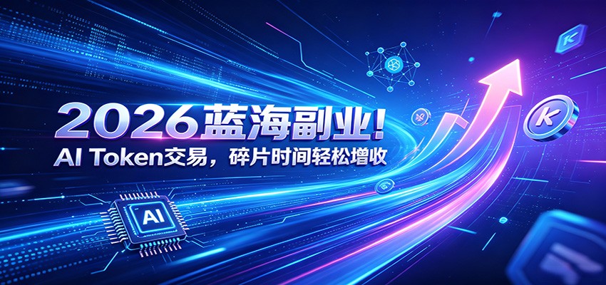 2026蓝海副业！AI Token交易，碎片时间轻松增收-知识星球