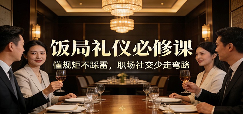 公众号收费文章：《饭局礼仪必修课：懂规矩不踩雷，职场社交少走弯路》-知识星球