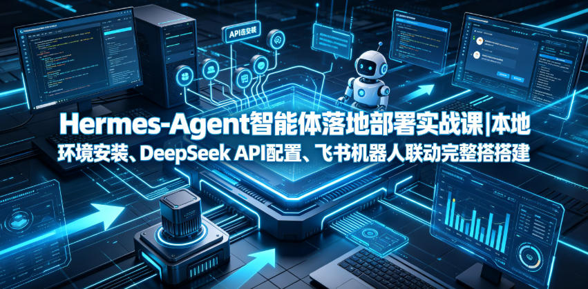 Hermes-Agent智能体落地部署实战课｜本地环境安装、DeepSeek API配置、飞书机器人联动完整搭建教程-知识星球