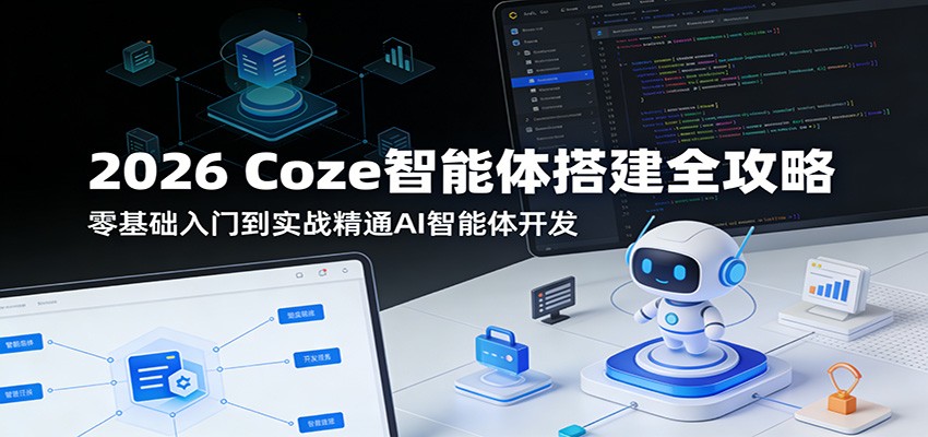 2026 Coze智能体搭建全攻略:零基础入门到实战精通AI智能体开发-知识星球