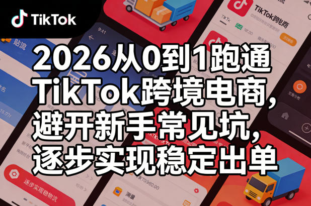 2026从0到1跑通TikTok跨境电商，避开新手常见坑，逐步实现稳定出单-知识星球