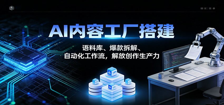 AI内容工厂搭建:语料库、爆款拆解、自动化工作流,解放创作生产力-知识星球