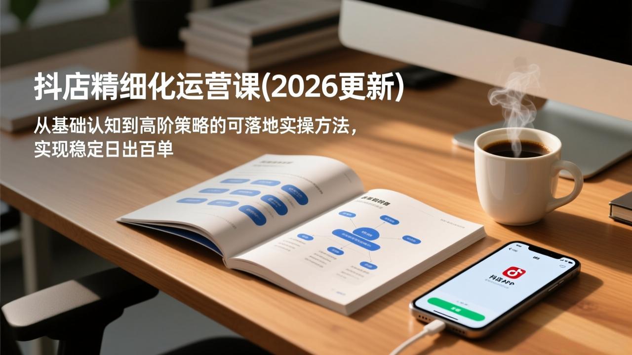抖店精细化运营课(2026更新-知识星球