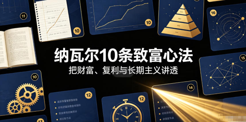 付费文章:纳瓦尔10条致富心法-知识星球