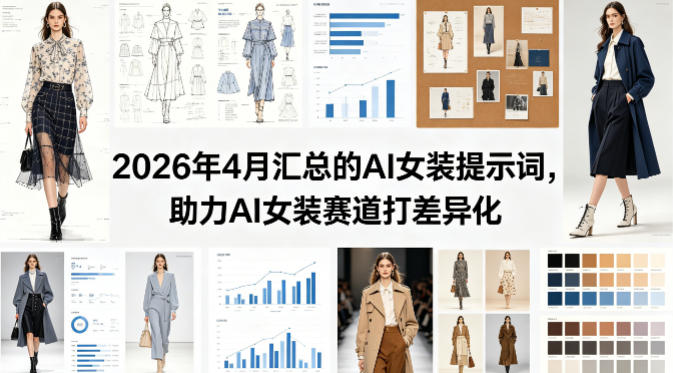 2026年4月汇总的AI女装提示词，助力AI女装赛道打差异化-知识星球