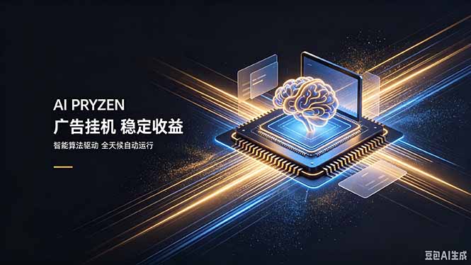 AI Pryzen 广告挂机｜24小时自动跑，日入300-500，新手零门槛-知识星球