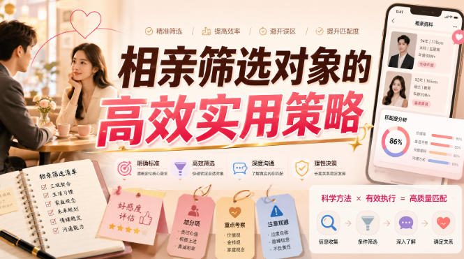 付费文章：相亲筛选对象的高效实用策略-知识星球
