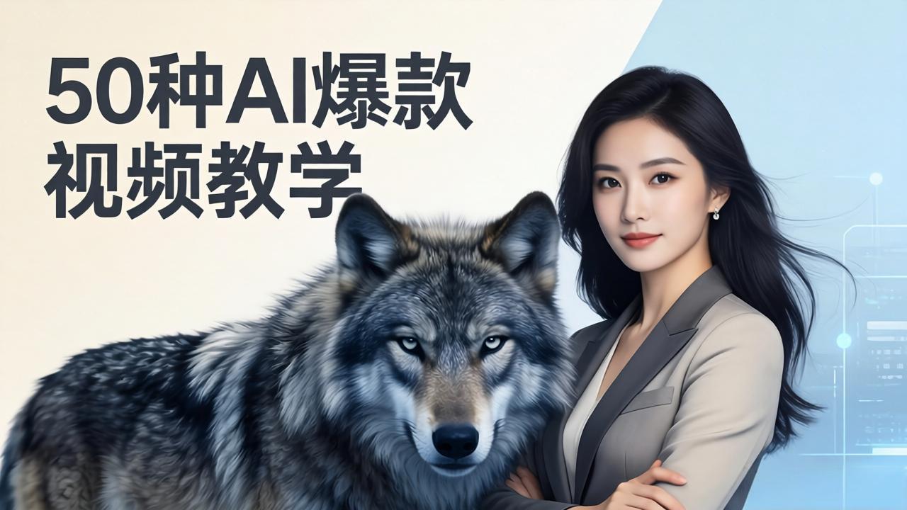 50种AI爆款视频教学：影视级古诗词+治愈萌宠+山海经蛟龙，高阶宝典商业落地-知识星球