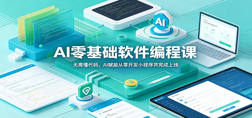 AI零基础软件编程课：无需懂代码，AI赋能从零开发小程序并完成上线-知识星球