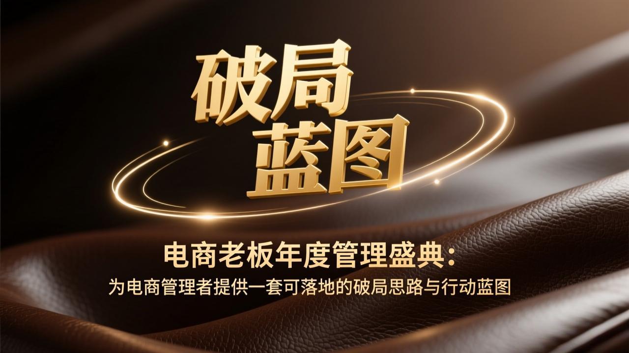 电商老板年度管理盛典：为电商管理者提供一套可落地的破局思路与行动蓝图-知识星球