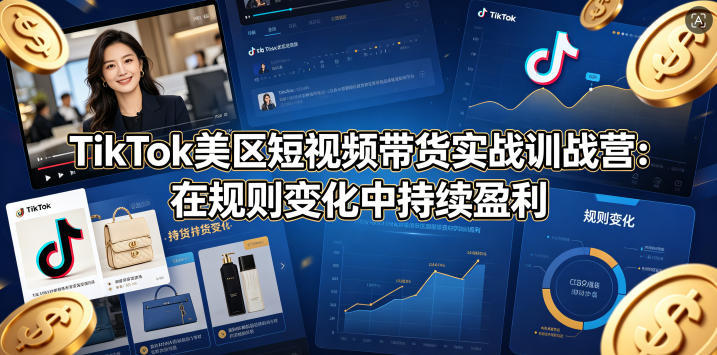 TikTok美区短视频带货实战训战营：在规则变化中持续盈利-知识星球