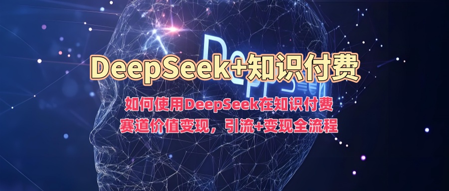 如何使用DeepSeek在知识付费赛道价值变现，引流+变现全流程-小禾网创