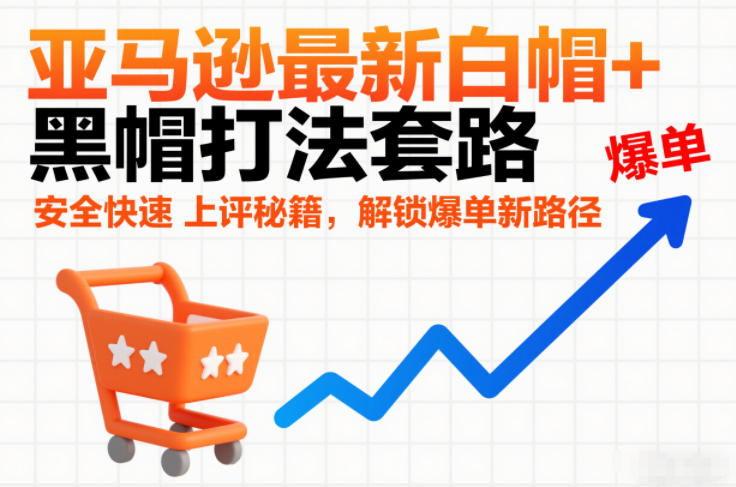 亚马逊最新白帽+黑帽打法套路，安全快速上评秘籍，解锁爆单新路径-知识星球