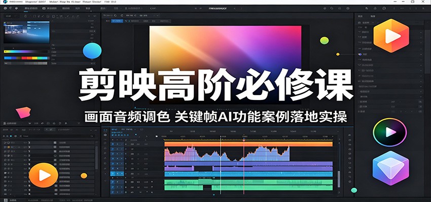 剪映高阶必修课：画面音频调色，关键帧AI功能案例落地实操-知识星球
