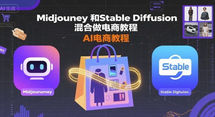 Midjourney和Stable Diffusion混合做电商教程-ai电商教程-知识星球