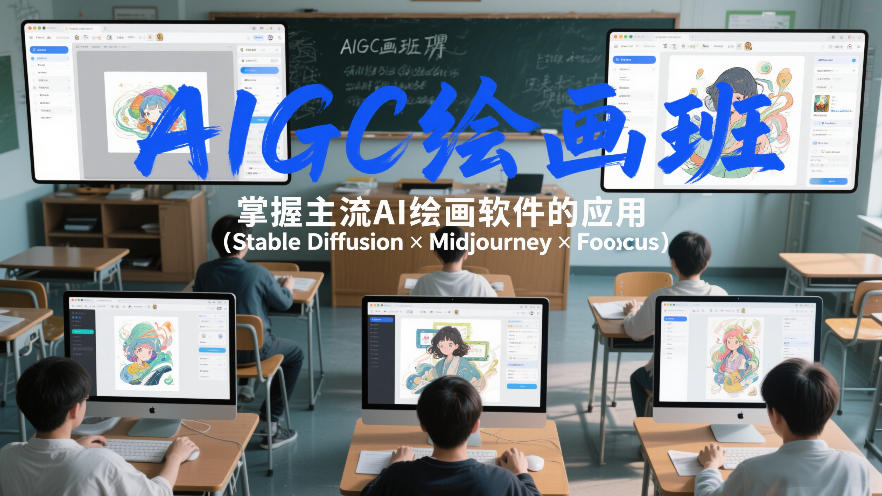 AIGC绘画班，掌握主流Ai绘画软件的应用(Stable Diffusion x Midjourney x Fooocus)-知识星球
