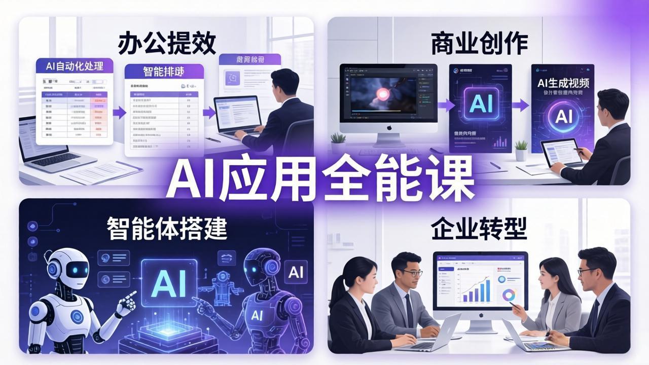AIGC 应用师全能课-更新：办公提效、商业创作、智能体搭建、企业转型，一站式学会AI应用-知识星球