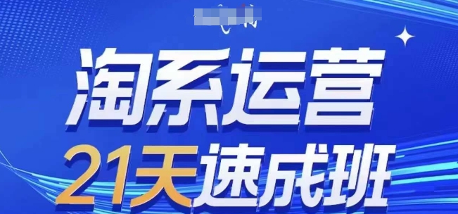 淘系运营21天速成班(更新25年2月)，0基础轻松搞定淘系运营，不做假把式-小禾网创