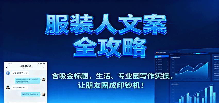 服装人文案全攻略,含吸金标题,生活、专业圈写作实操,让朋友圈成印钞机!-知识星球