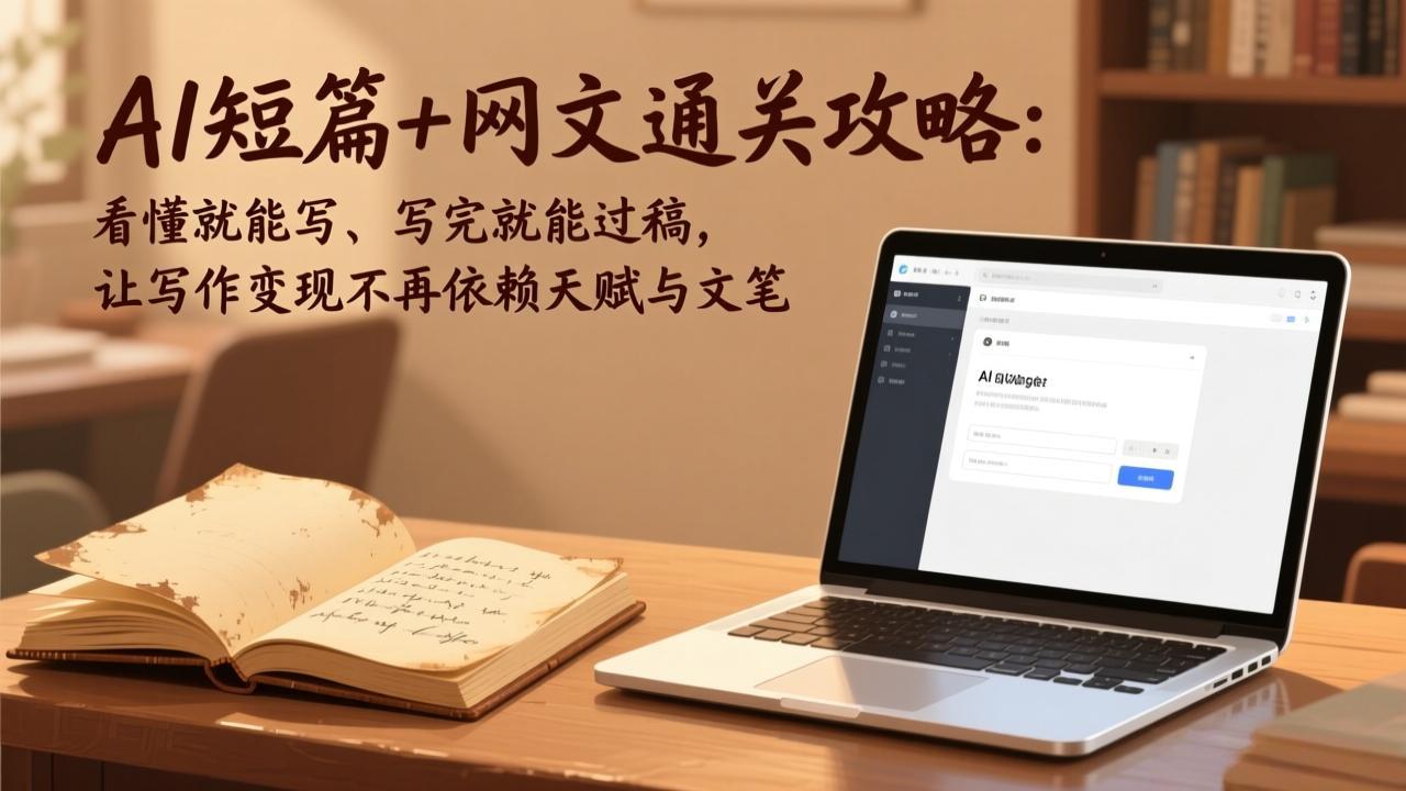 AI短篇+网文通关攻略：看懂就能写、写完就能过稿，让写作变现不再依赖天赋与文笔-知识星球