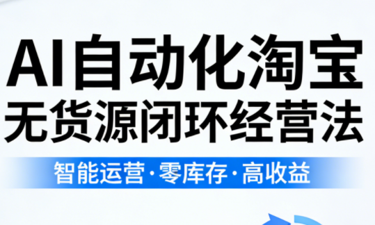 夜子游·AI自动化淘宝无货源闭环经营法(更新4月)-知识星球