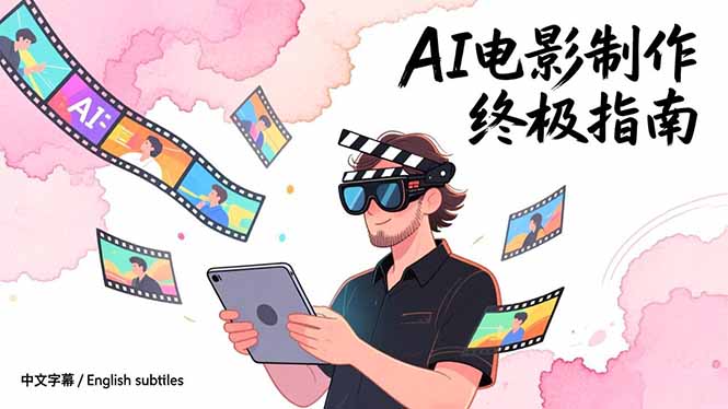 AI电影制作终极指南:从创意到成片,系统掌握智能影视全流程实战课(中英字幕-知识星球