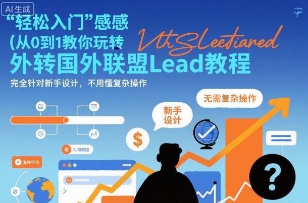 国外联盟賺美刀项目，从0到1教你玩转国外联盟Lead教程，纯新手可操作性100%-知识星球