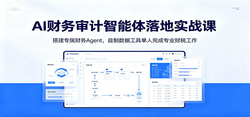 AI财务审计智能体落地实战课：搭建专属财务Agent，自制数据工具单人完成专业财税工作-知识星球