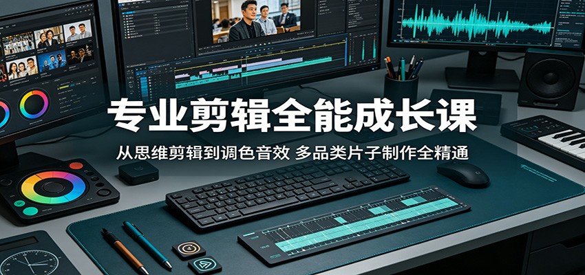 专业剪辑全能成长课：从思维剪辑到调色音效，多品类片子制作全精通-知识星球
