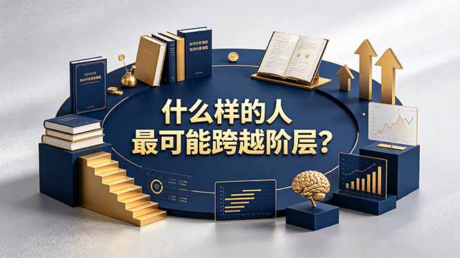 付费文章：什么样的人最可能跨越阶层？具备这五种特质，普通人也能顺利跨越阶层-知识星球