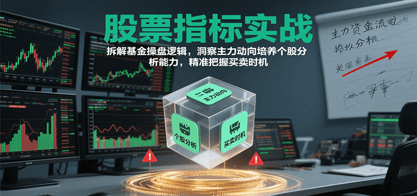 股票指标实战，基金操盘逻辑拆解，洞察主力动向培养个股分析能力把握买卖时机(更新)-知识星球