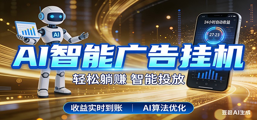 智能广告挂机新时代，利用碎片化时间实现稳定被动收益，AI帮你持续盈利-知识星球