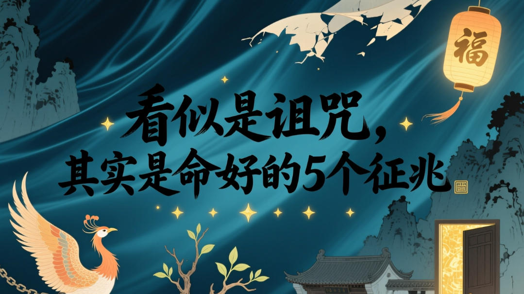 付费文章：看似是诅咒，其实是命好的5个征兆-知识星球