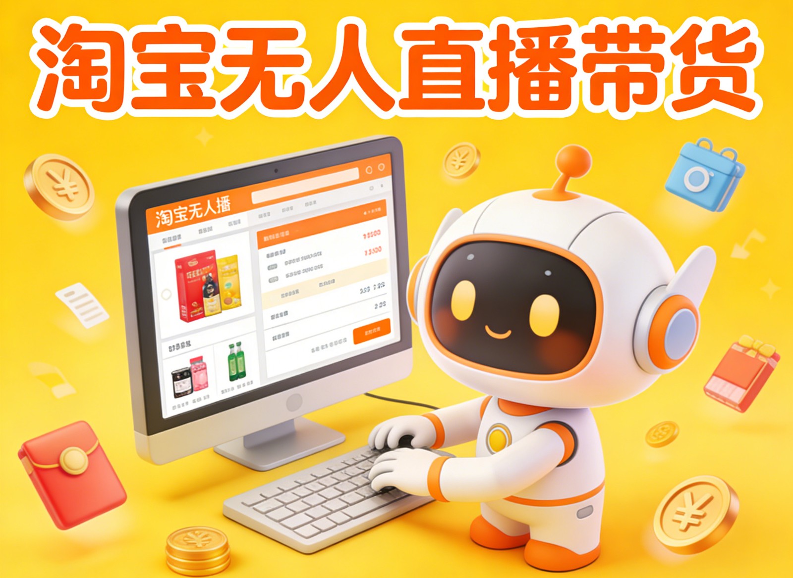 淘宝无人直播带货,24小时自动卖货,月佣金1W+,不违规不封号,不用露脸-知识星球