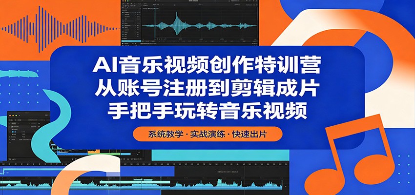 AI音乐视频创作特训营：从账号注册到剪辑成片，手把手玩转音乐视频-知识星球
