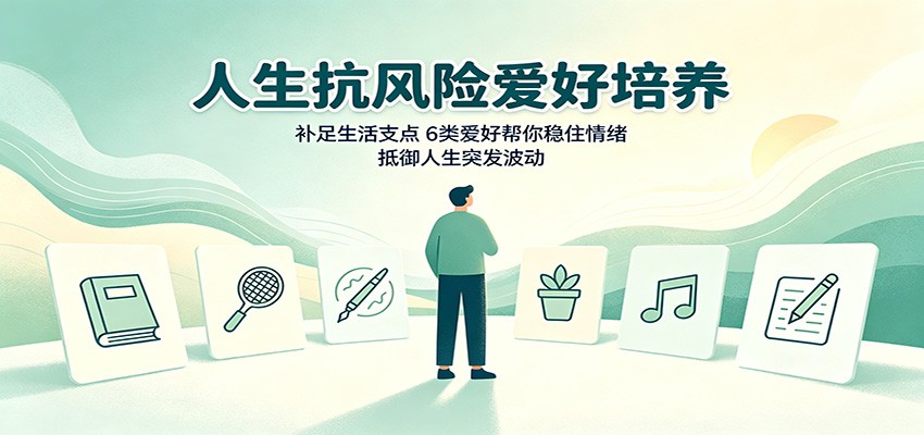 人生抗风险爱好培养：补足生活支点，6类爱好帮你稳住情绪，抵御人生突发波动-知识星球