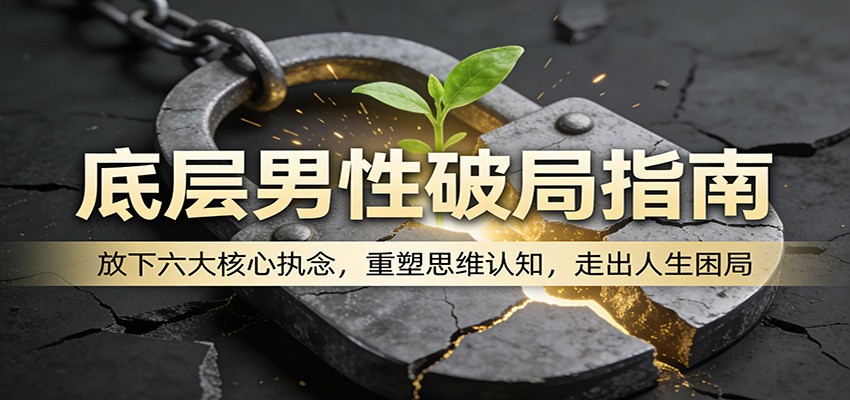 底层男性破局指南：放下六大核心执念，重塑思维认知，走出人生困局-知识星球
