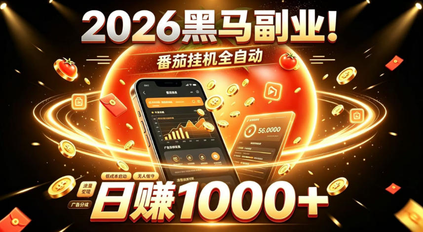 2026黑马副业！番茄挂G全自动日入1000+，操作最简单、门槛最低的线上轻资产项目【揭秘】-知识星球
