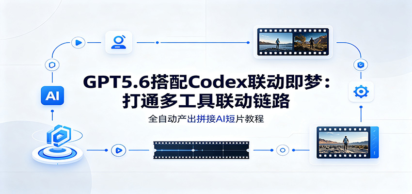 GPT5.6搭配Codex联动即梦：打通多工具联动链路，全自动产出拼接AI短片教程-知识星球